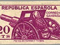 Spain - 1939 - Correo Campaña - 20 CTS - Violeta - España, Correo Campaña - Edifil NE 48 - Correo de Campaña Soldado y Cañon - 0